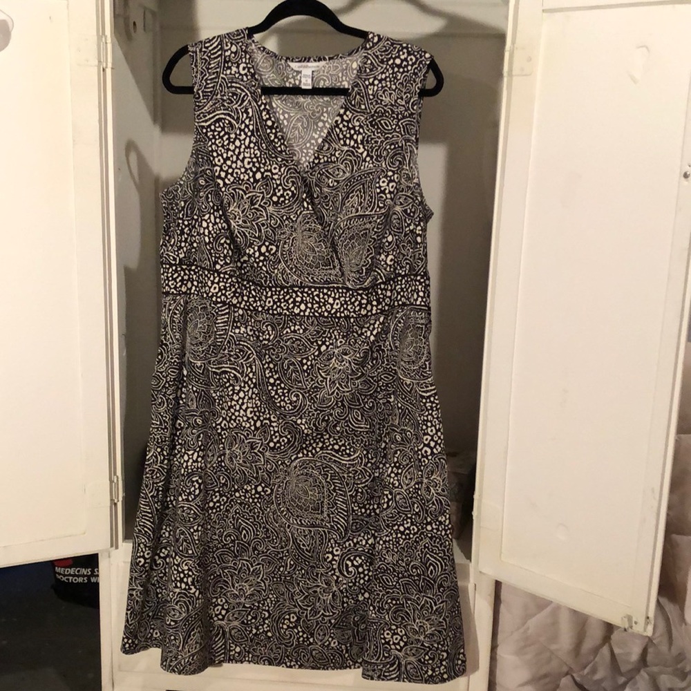 Croft &Barrow sleeveless dress 1x